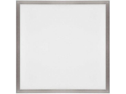 Stříbrný podhledový LED panel 600x600mm 45W studená 5100lm