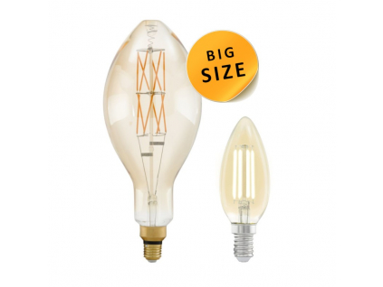 Eglo 11685 LED filamentová žárovka Vintage 1x8W/60W | E27 | 806lm | 2100K