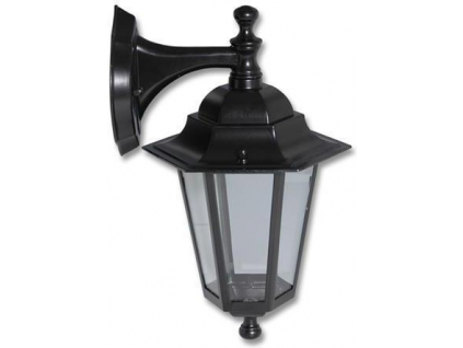 Černá LED retro lampa nástěnná 8W teplá bílá Z6102 CR