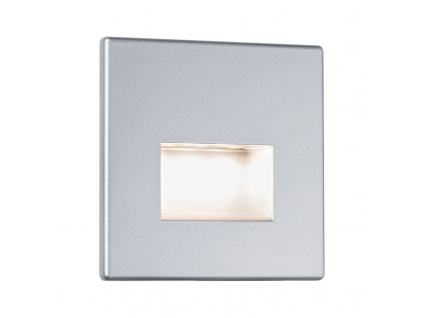 Paulmann 99495 LED zápustné orientační svítidlo na schody Wall 1x1,4W | 50lm | 2700K - matný chrom