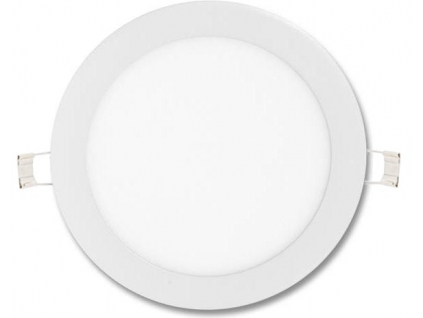 Stmívatelný bílý kruhový vestavný LED panel 175mm 12W denní bílá