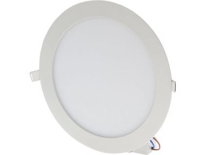 bílý kruhový vestavný LED panel 225mm (Barva světla Teplá bílá, Stmívatelnost Stmívatelný, Výkon 18W)