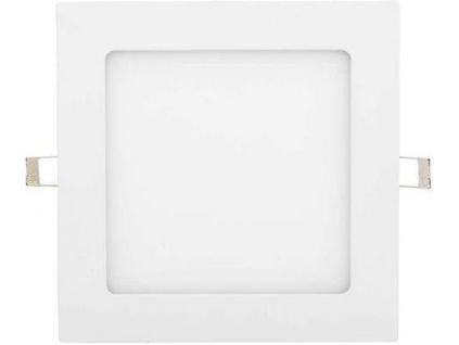 bílý vestavný LED panel 166x166mm (Barva světla Denní bílá, Stmívatelnost Stmívatelný, Výkon 12W)