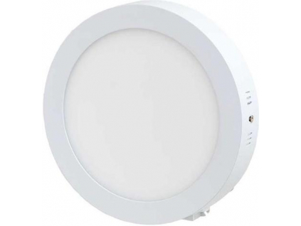 Stmívatelný bílý přisazený LED panel 175mm 12W teplá bílá