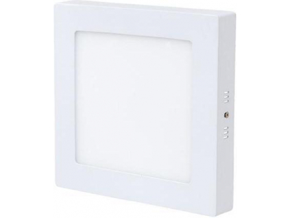 Stmívatelný bílý přisazený LED panel 175x175mm 12W teplá bílá