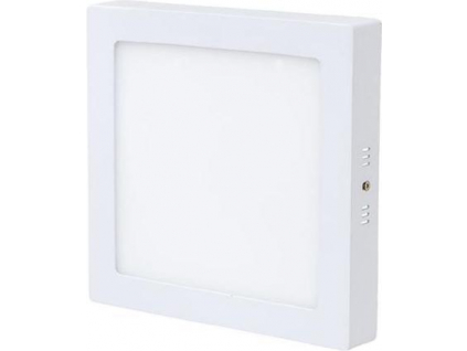 Stmívatelný bílý přisazený LED panel 225x225mm 18W teplá bílá