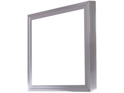 Stmívatelný stříbrný LED panel s rámečkem 300x300mm 18W denní bílá