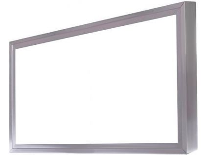 2081 stmivatelny stribrny led panel s rameckem 300x600mm 24w denni bila