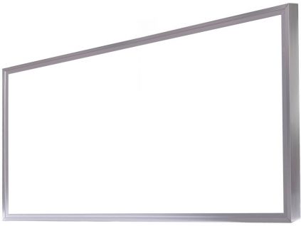 2086 stmivatelny stribrny led panel s rameckem 600x1200mm 72w tepla bila