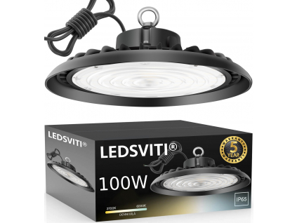 LED průmyslové osvětlení 100W Highbay 5000K Philips 5let stmívatelný