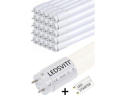 20KS LED trubic 150cm denní bílá + startér (Barva světla Studená bílá, Stmívatelnost Nestmívatelný, Výkon 24W)