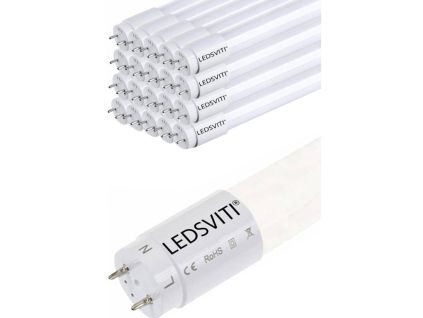 20KS LED trubice T8 150cm 24W 4000K denní bílá (Barva světla Studená bílá, Stmívatelnost Nestmívatelný, Výkon 24W)