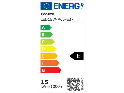 LED žárovka E27 15W denní bílá