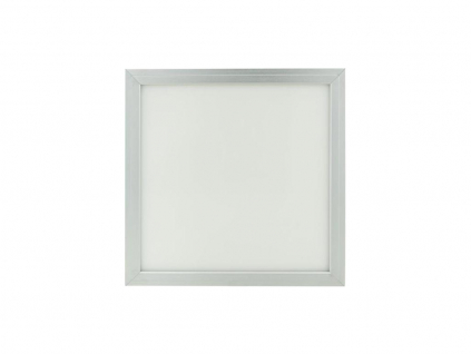 Stmívatelný stříbrný vestavný LED panel 300x300mm 18W teplá bílá