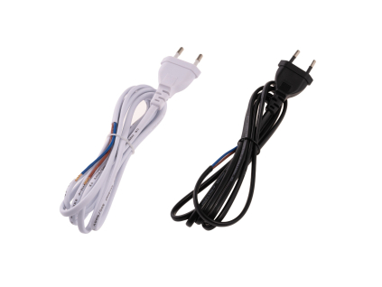 Flexo šňůra 2m 2x1mm2, Černá