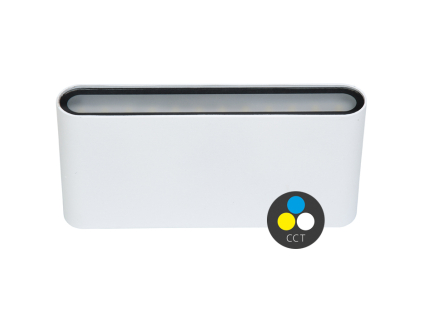 231600 led venkovni svitidlo 12w brick zfp12 bi ip65 cct