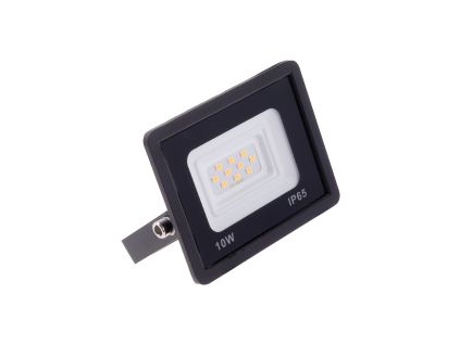 Černý LED reflektor LEVE 10W (Barva světla Denní bílá, Stmívatelnost Nestmívatelný, Výkon 10W)
