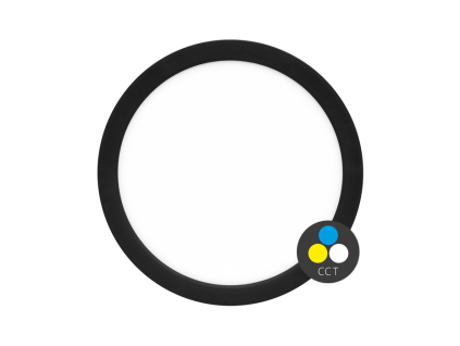 Černé LED stropní svítidlo LEXA