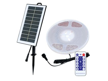 231759 led pasek solari 5m solar strip tepla bila ip65