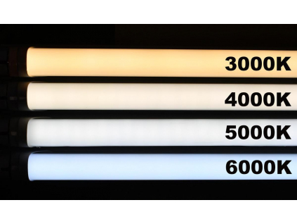 LED zářivka 60cm 10W čirý kryt denní bílá jednostranné