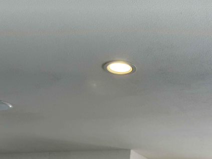 Bílý kruhový vestavný LED panel 175mm 12W teplá bílá