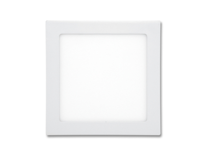 Bílý vestavný LED panel 175 x 175mm 12W teplá bílá
