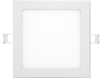 Bílý vestavný LED panel 225x225mm 18W denní bílá