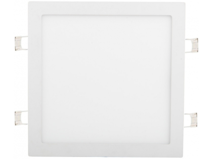 Bílý vestavný LED panel 300x300mm 25W denní bílá