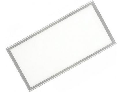 277 1 stmivatelny stribrny podhledovy led panel 300x600mm 24w denni bila