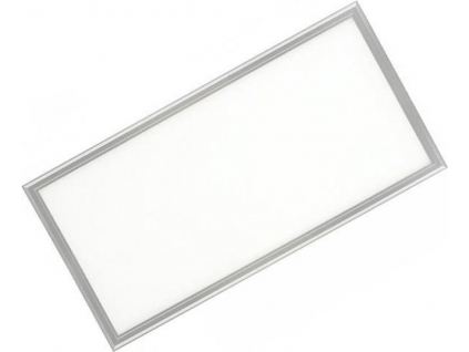 Stmívatelný stříbrný podhledový LED panel 300x600mm 24W denní bílá