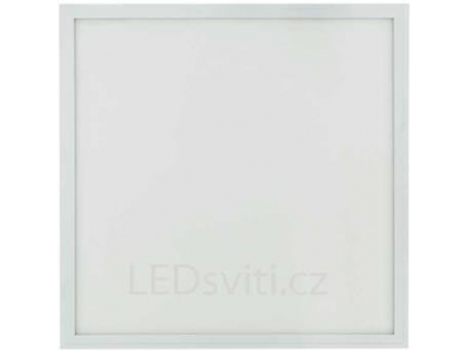 Stmívatelný stříbrný podhledový LED panel 600x600mm 48W denní bílá