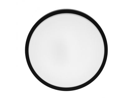 LED svítidlo LIRA kruh 1800lm 4000K IP44 černý lem (Barva světla Denní bílá, Stmívatelnost Stmívatelný, Výkon 12W)