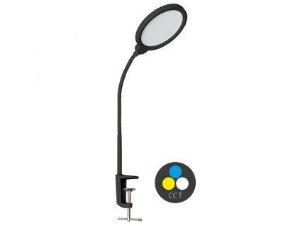 LED stmívatelná stolní lampa 10W 500lm CCT černá