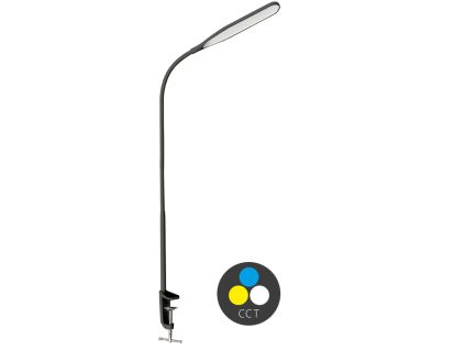 281546 3 led stmivatelna stolni lampa 10w 500lm cct cerna