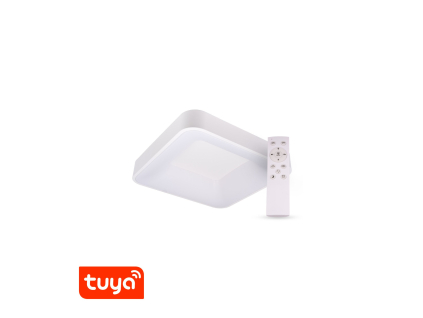 SMART Tuya LED svítidlo ZULU hranaté bílé (Barva světla CCT Smart, Stmívatelnost Stmívatelný, Výkon 60W)
