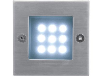 Vestavné venkovní LED osvětlení do zdi 70x70mm Index (Barva světla Teplá bílá, Stmívatelnost Nestmívatelný, Výkon 0,5W)
