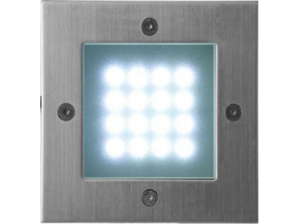 Vestavné venkovní LED osvětlení do zdi 105x105mm Index (Barva světla Teplá bílá, Stmívatelnost Nestmívatelný, Výkon 1W)