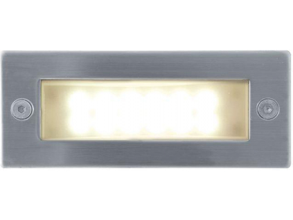 Vestavné venkovní LED svítidlo do zdi 1W 45 x 110mm Index teplá bílá