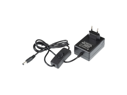 LED zdroj 12V 24W s vypínačem černý IP20 vnitřní