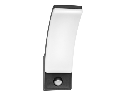 313506 3 cerne venkovni led osvetleni 12w s cidlem 4000k ip44
