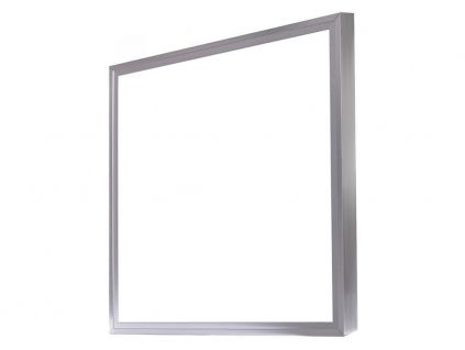 313646 stmivatelny stribrny led panel s rameckem 600x600mm 48w tepla bila