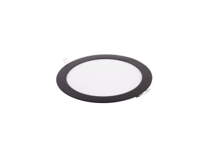BLN12 LED panel kulatý černá (Barva světla Studená bílá, Výkon 12W)