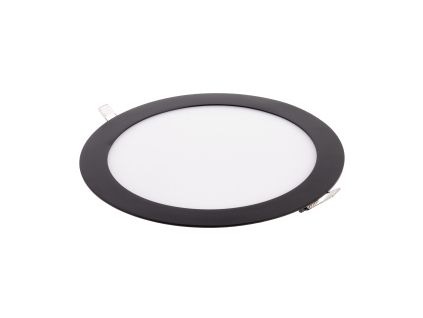 BLN18 LED panel kulatý černá (Barva světla Studená bílá, Výkon 18W)