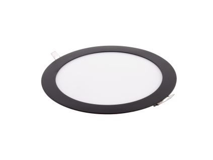 BLN24 LED panel kulatý černá