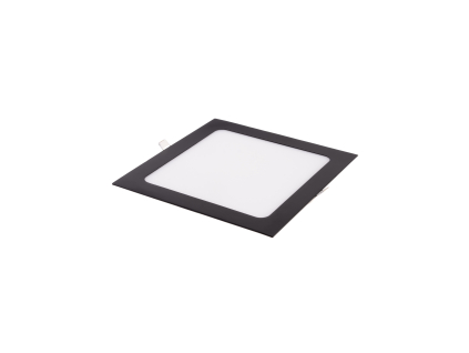 BSN12 LED panel čtverec černá (Barva světla Denní bílá, Výkon 12W)