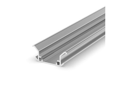 LED profil P11-3 voděodolný rohový stříbrný (Délka 1m, Typ Profil bez krytu)