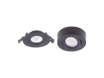 LED svítidlo ISDA černé (Barva světla Denní bílá, Stmívatelnost Nestmívatelný, Výkon 7W)