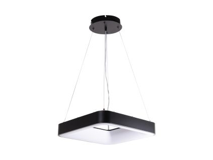 LED svítidlo ZULU hranaté černé závěsné (Barva světla CCT Smart, Stmívatelnost Stmívatelný, Výkon 32W)