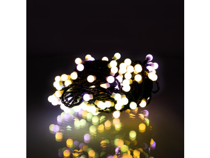 RXL 322 LED řetěz kuličky 100LED 10m barevná s časovačem