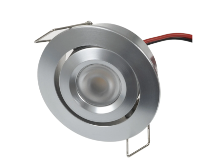 LED svítidlo TLZ-C3W-30 (Barva světla Teplá bílá, Barva těla stříbrná, Výkon 3W)